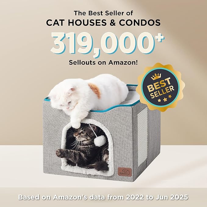 Bedsure Cat Beds for Indoor Cats - Image 8
