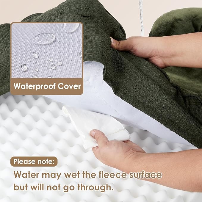 EHEYCIGA Orthopedic XL Dog Beds, Waterproof Memory Foam Dog Bed - Image 3