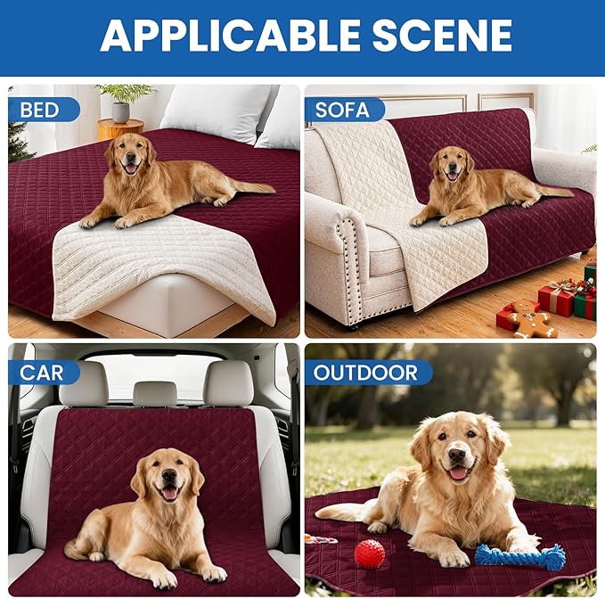 Waterproof Dog Blanket, Non-Slip Soft Pet Bed Cover, Couch Cover - Image 5