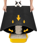 Cat Litter Mat, Upgrade Super Waterproof Back Layer Litter Box Mat, Non Slip by Conlun