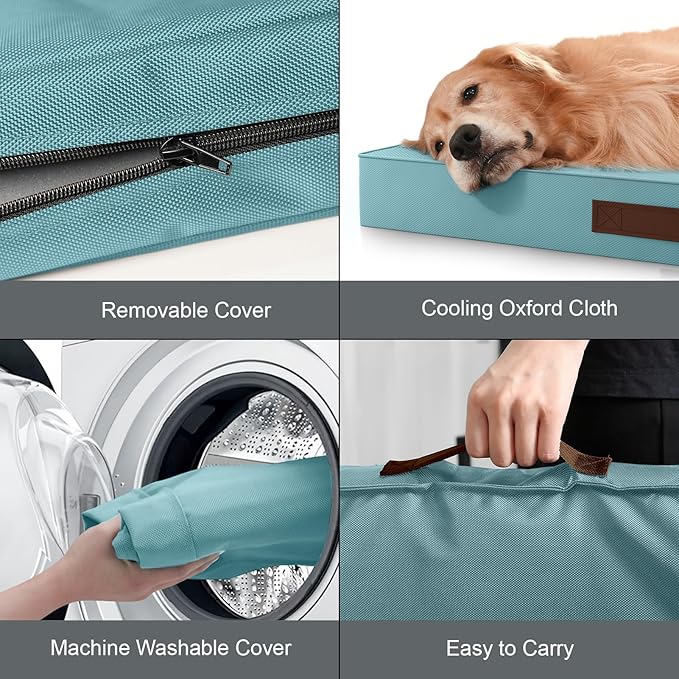 Outdoor Dog Bed for Small Dogs, Waterproof Dog Crate Bed for Medium Dogs Cats - Image 6