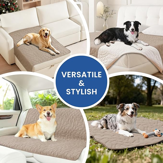Waterproof Dog Bed Cover Pet Blanket, Soft Couch Cover - Image 5