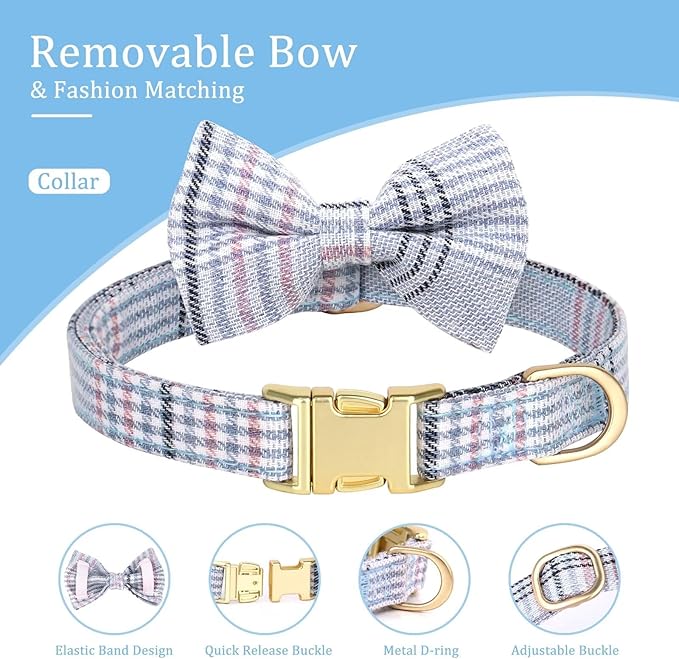 Beirui Cute Small Dog Harness Collar and Leash Set - Image 6
