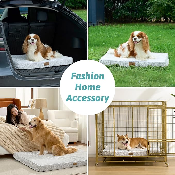 Big Dog Bed for Giant Dogs, Rectangular XXL Orthopedic Dog Beds Extra Large - Image 6
