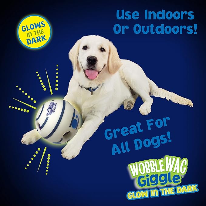 Wobble Wag Giggle Glow in the Dark | Rolling Enrichment Toy - Image 6