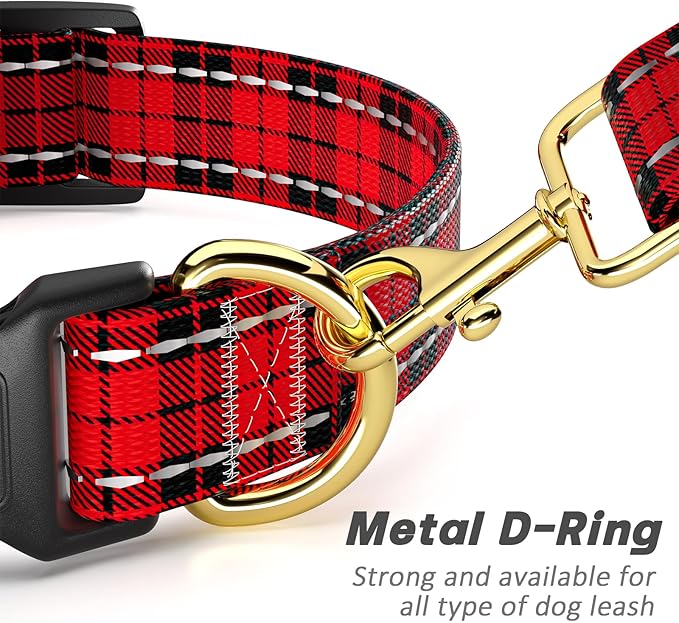 Reflective Dog Collar for Small Dogs, Cute Boho Adjustable Heavy-Duty Nylon - Image 5