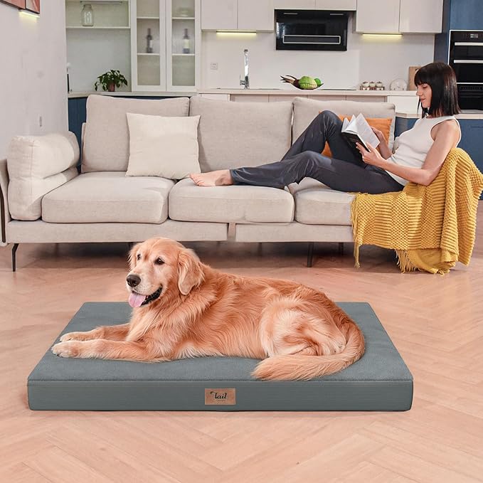 Flat Extra Large Dog Bed, Jumbo Waterproof Dog Bed - Image 7
