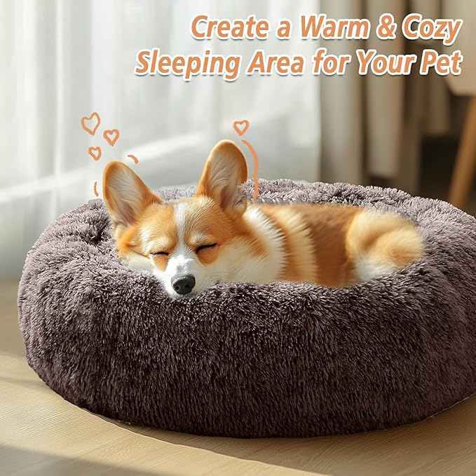 JOLLYVOGUE Calming Dog Bed for Small Dogs - Image 5