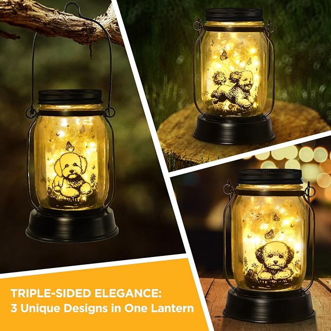 kyoryuger Bichon Dog Gifts for Women/Men Bichon Frise Solar Lanterns Birthday - Image 4