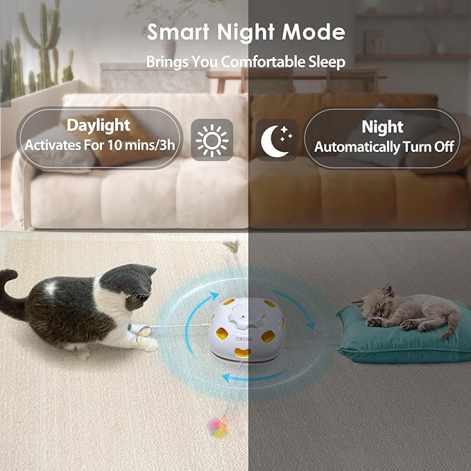 ORSDA Cat Toys, 4 in 1 Interactive Cat Toys - Image 7