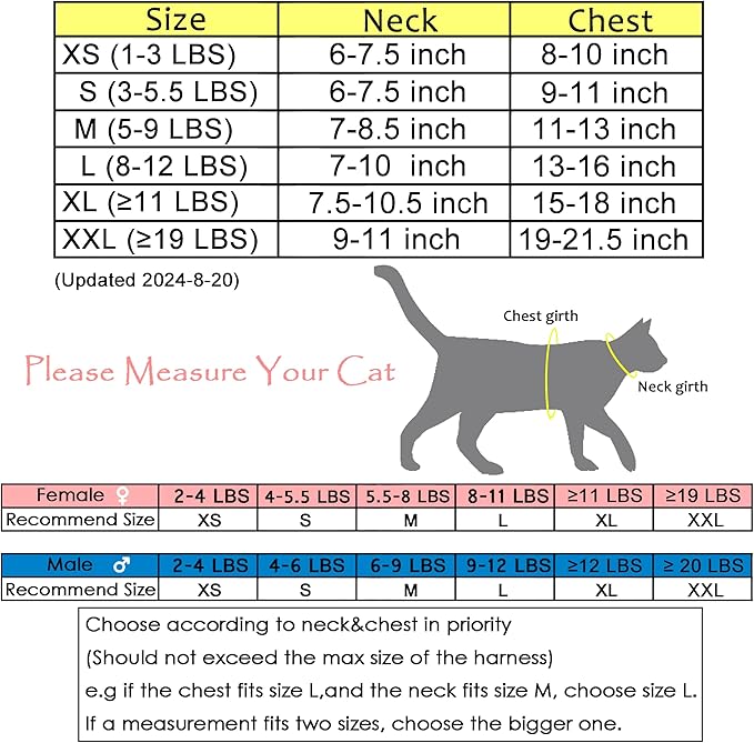 Kitty Harness and Leash for Walking Escape Proof Breathable Mesh Fabric - Image 2