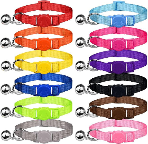 12 PCS Breakaway Cat Collars by Unknown