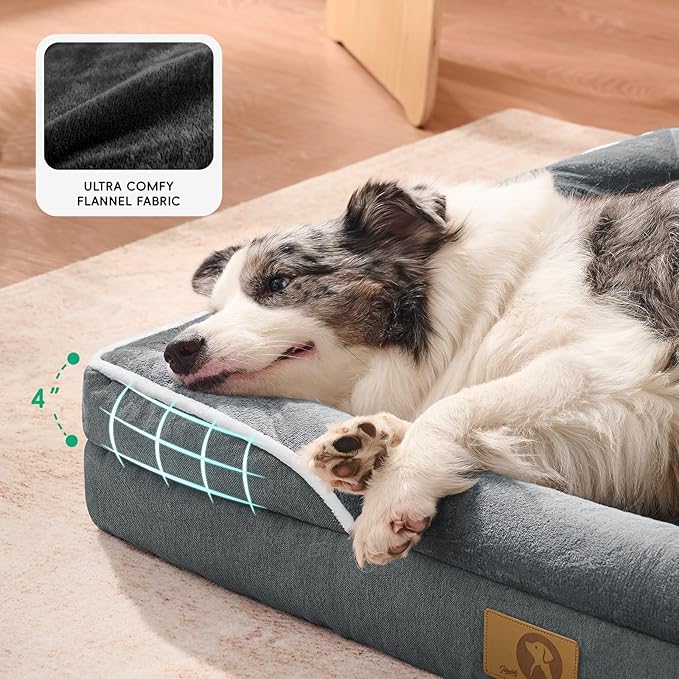 Homemate Dog Beds Large Sized Dog: 36x27 inch Orthopedic Large Dogs Bed XL - Image 5
