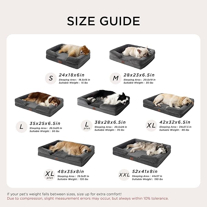 Bedsure Orthopedic Dog Beds Large Sized Dog - Image 7