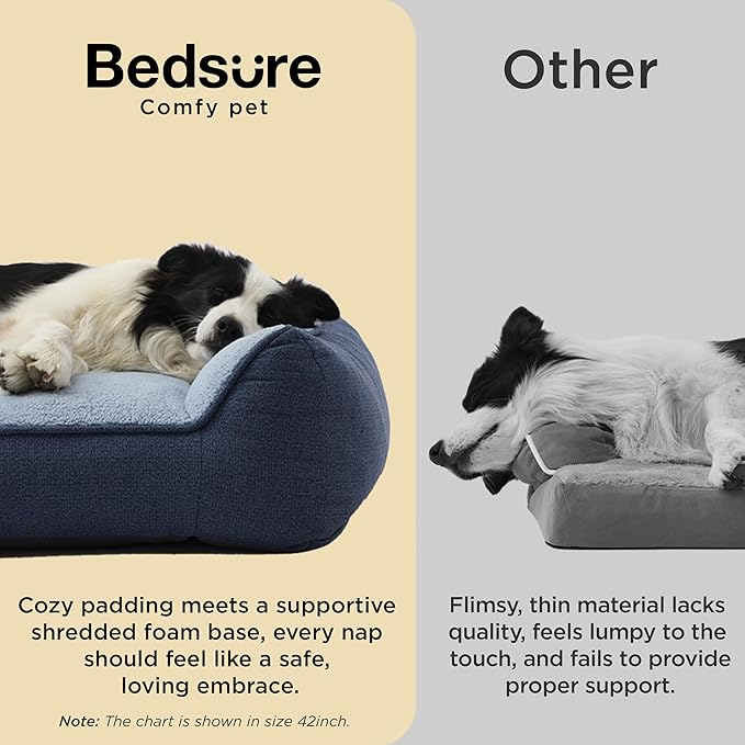 Bedsure SupportMax™ XL Orthopedic Dog Beds Large Sized Dog - Image 3