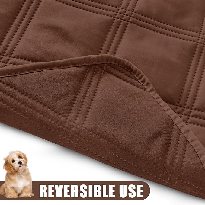 Smiry Waterproof Dog Bed Cover Blanket 40x80, Soft Reversible Pet Blanket - Image 3
