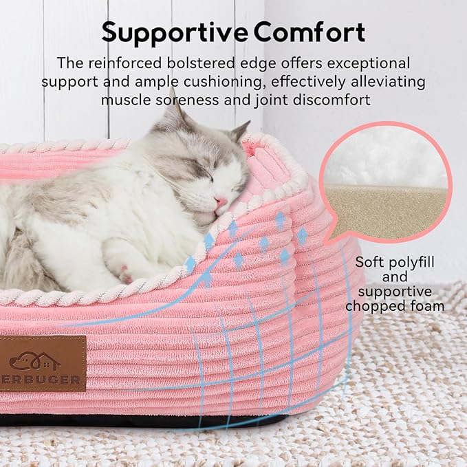 Orthopedic Dog Bed for Medium Dogs, Dog Sofa Beds Supportive Foam Pet Couch Bed - Image 3