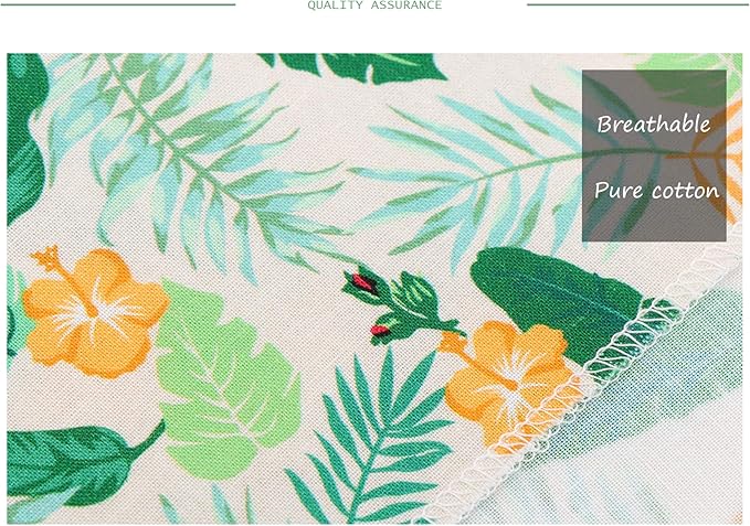 ARING PET Summer Dog Bandanas, Autumn Leaf Floral Kerchief Triangle Bibs Scarf - Image 3