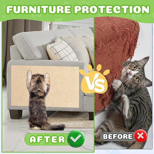 196.8x15.8 Cat Wall Scratcher Mat - Image 2