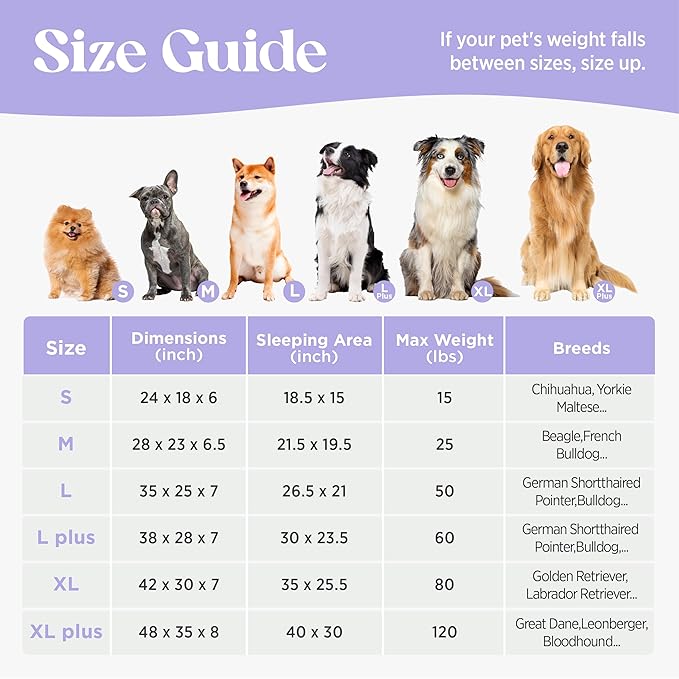LE SURE Cute Dog Beds for Extra Large Dogs, Orthopedic Waterproof XL Pet Bed - Image 5