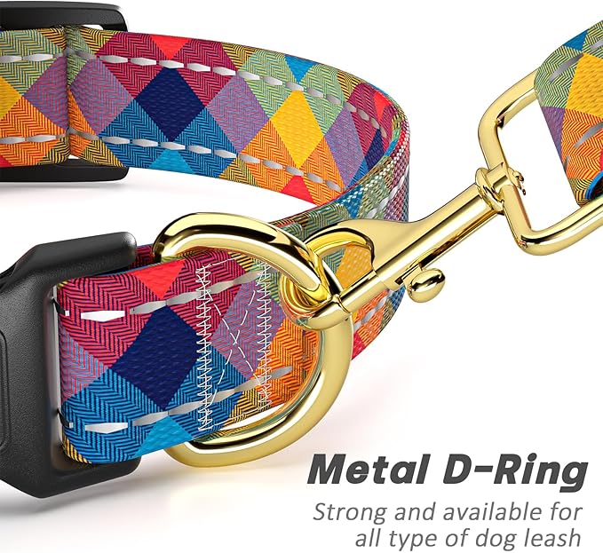 Reflective Dog Collar for Extra Small Dogs, Cute Boho Adjustable Heavy-Duty - Image 5