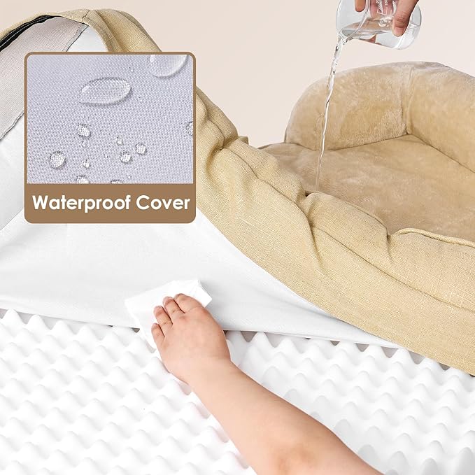 EHEYCIGA Orthopedic Dog Beds for Extra Large Dogs, Waterproof Memory Foam XXL - Image 4
