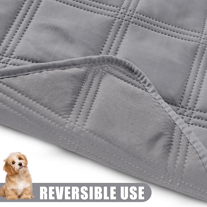Smiry Waterproof Dog Bed Cover Blanket 40x90, Soft Reversible Pet Blanket - Image 3