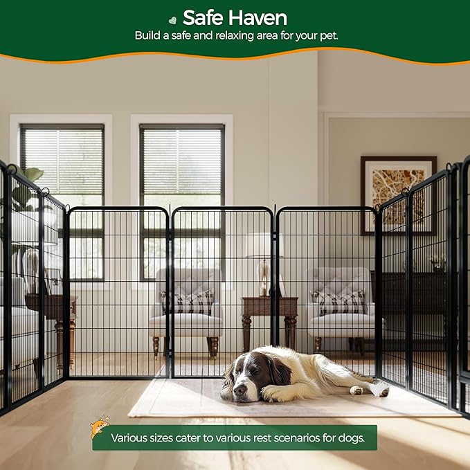 Yaheetech Dog Playpen Outdoor, 47 inch 24 Panels Dog Pen Indoor Heavy Duty - Image 3
