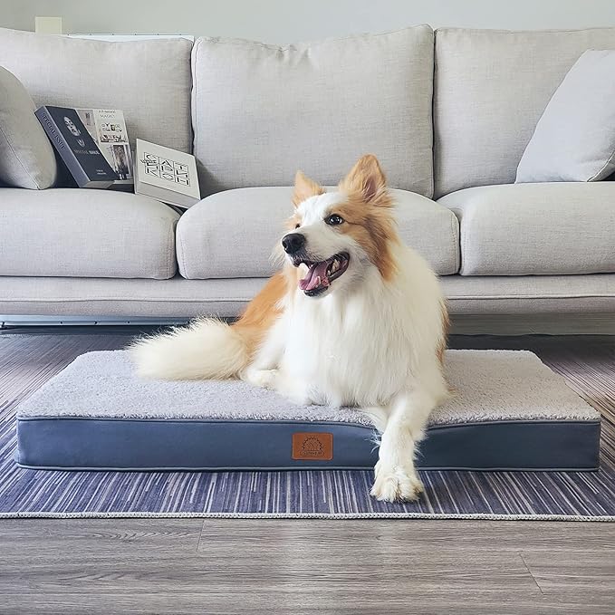 Sunheir Extra Large Waterproof Dog Bed, Jumbo Orthopedic Dog Beds - Image 5