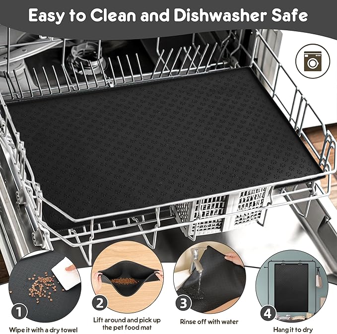 Silicone Dog Dish Mat for Food and Water - Image 7