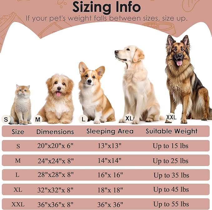 Dog Beds Large Sized Dog and Cats, 32in Pet Beds - Image 2