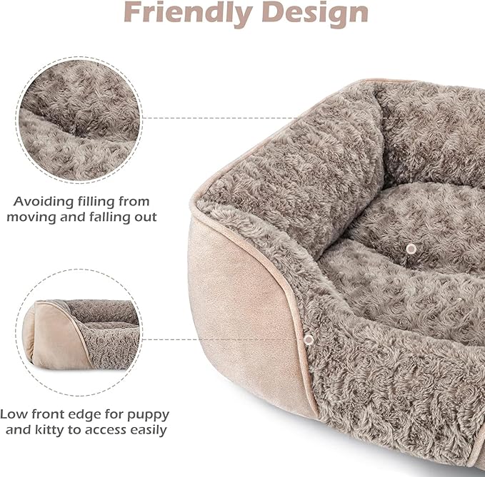 INVENHO Large Rectangle Orthopedic Dog Bed - Image 5