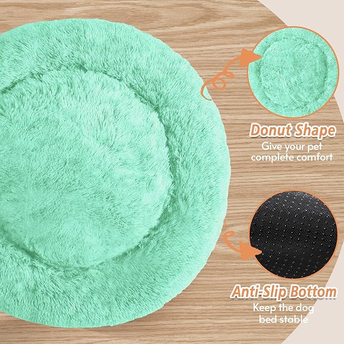 JOLLYVOGUE Calming Small Dog & Cat Bed - Image 3