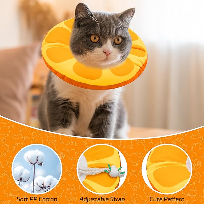 Cat Cone Collar Soft, Cat Recovery Collar - Image 3