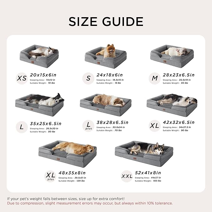 Bedsure L Plus Orthopedic Dog Bed - Image 7