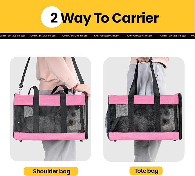 Cat Carrier Airline Approved, Soft-Sided Dog Carrier - Image 6