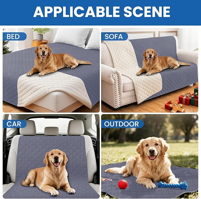 Waterproof Couch Covers for Pets, Waterproof Dog Bed Cover, Anti-Slip Soft Dog - Image 5