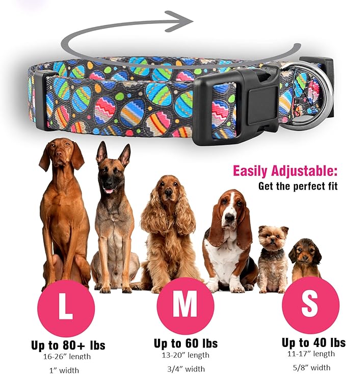 Native Pup Easter Dog Collar, Cute Spring Gift - Image 4