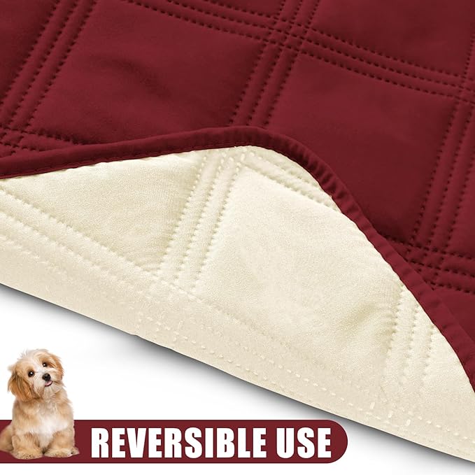 Smiry Waterproof Dog Bed Cover Blanket 52x82, Soft Reversible Pet Blanket - Image 3