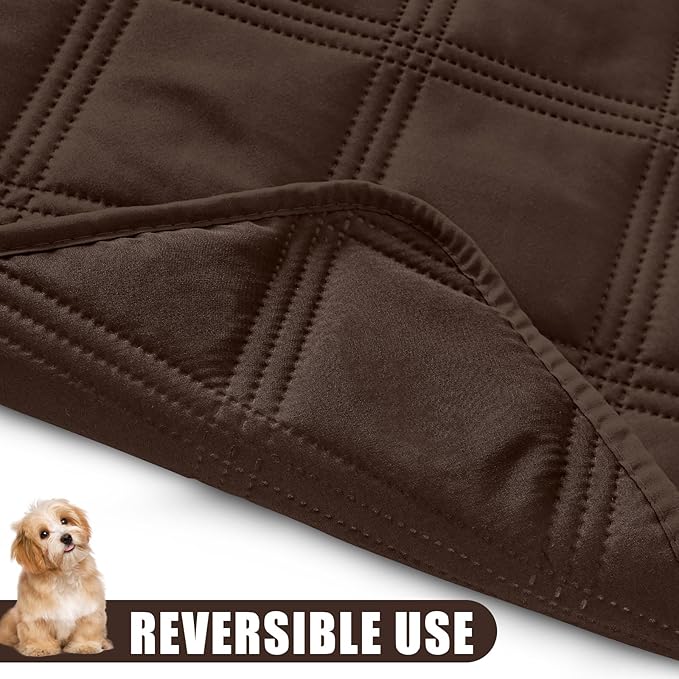 Smiry Waterproof Dog Bed Cover Blanket 40x80, Soft Reversible Pet Blanket - Image 3