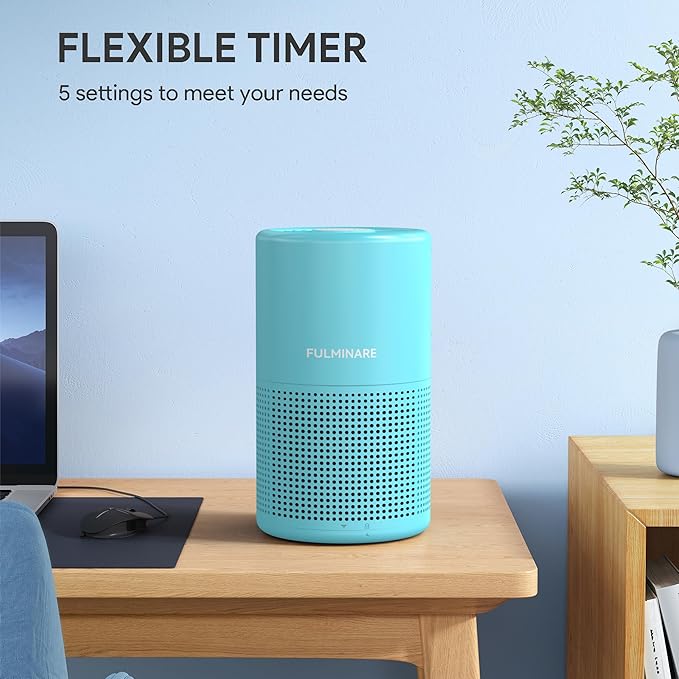 FULMINARE Air Purifiers for Home Bedroom H13 HEPA Air Purifier, 3 Speeds - Image 6