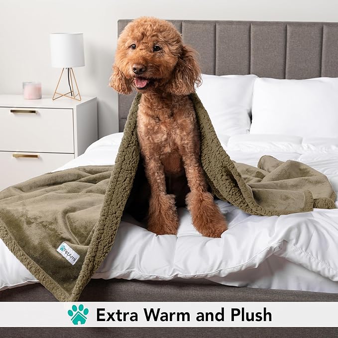 PetAmi Dog Blanket for Bed, XL Pet Blanket Large Dogs, Fleece Furniture Couch - Image 4