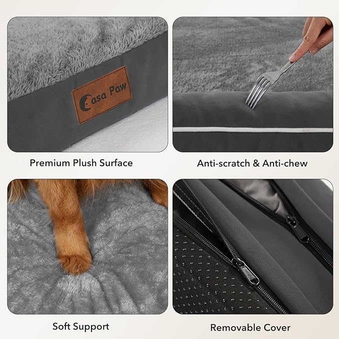 Orthopedic Dog Beds for Large Sized Dogs, Waterproof Egg Crate Foam Large Dog - Image 6