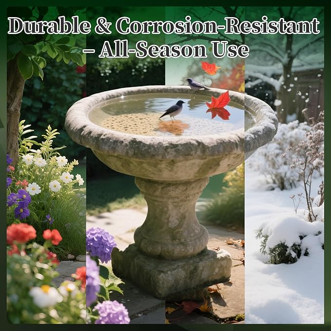 99.99% Pure Copper Bird Bath Disk, Triple-Point Support Design Lower Cleaning - Image 7