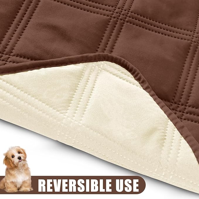 Smiry Waterproof Dog Bed Cover Blanket 40x70, Soft Reversible Pet Blanket - Image 3