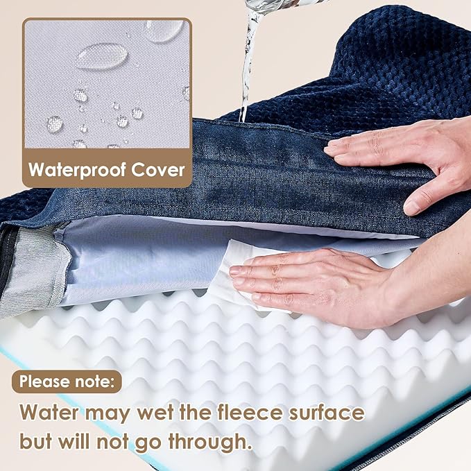 EHEYCIGA Orthopedic Dog Bed Medium Size Dogs, Memory Foam Dog Bed - Image 3
