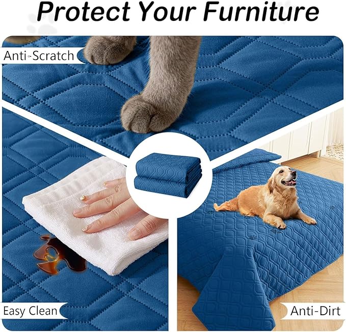 hyha Waterproof Dog Bed Blanket, Soft Pet Blankets, Waterproof Couch Cover - Image 4