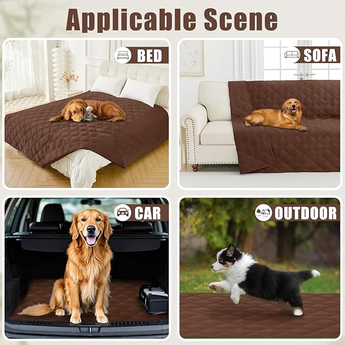 Smiry Waterproof Dog Bed Cover Blanket 30x53, Soft Reversible Pet Blanket - Image 5