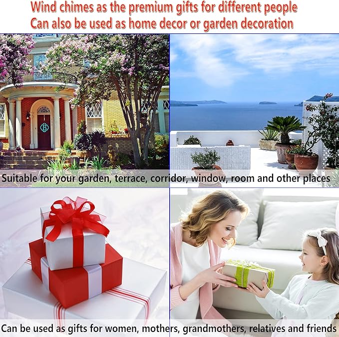 Outdoor Cat Wind Chimes, Gifts for Mom & Grandma & Family, Music Wind Catcher - Image 7
