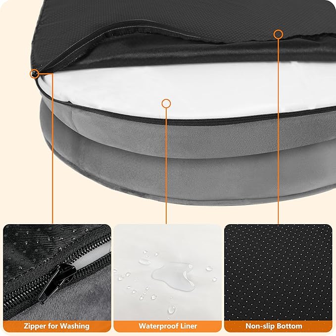 Dwanton Orthopedic Dog Bed for Medium Dogs - Image 6
